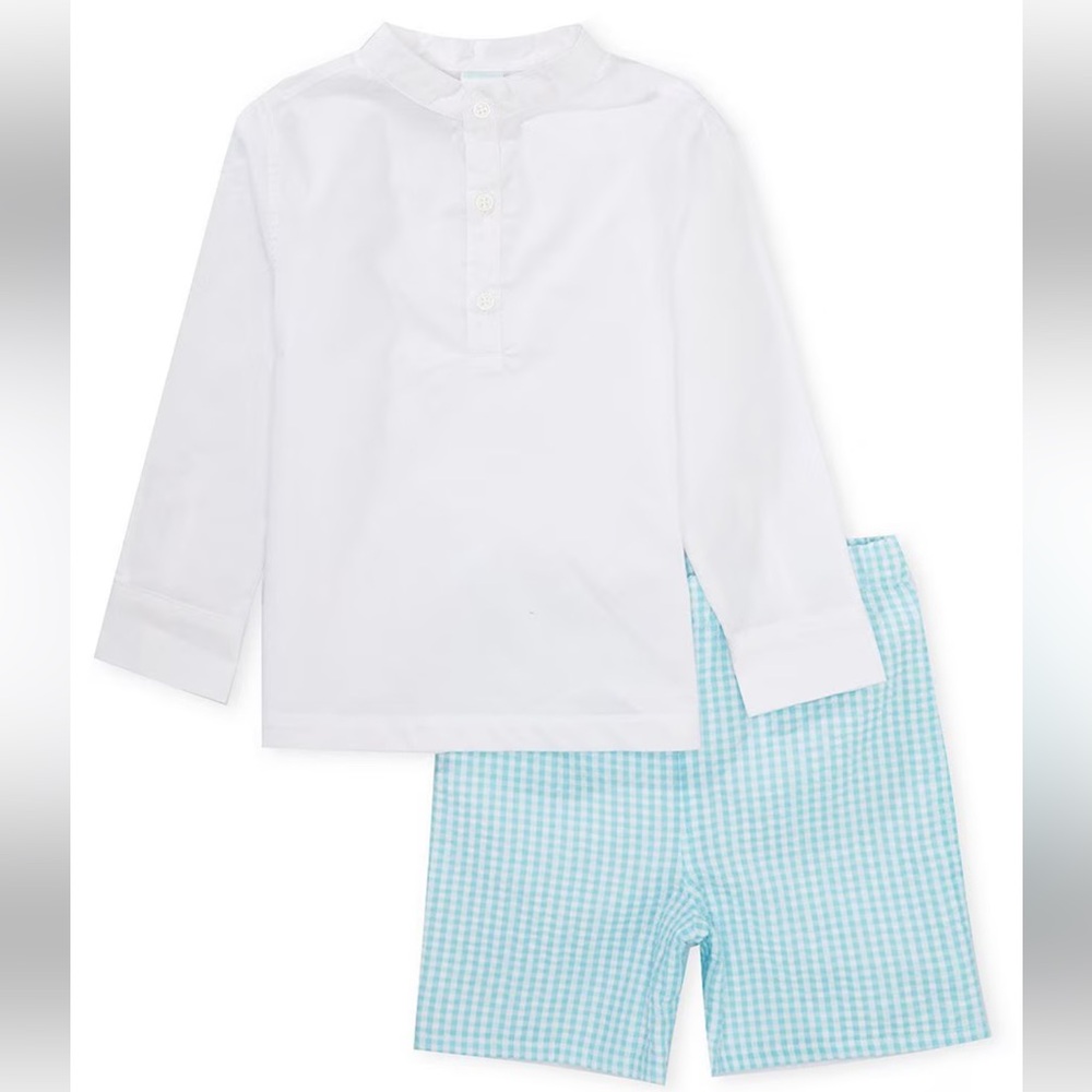 NWT Edgehill Collection Baby Boys Tunic Stripe Short Set Sz 3T
